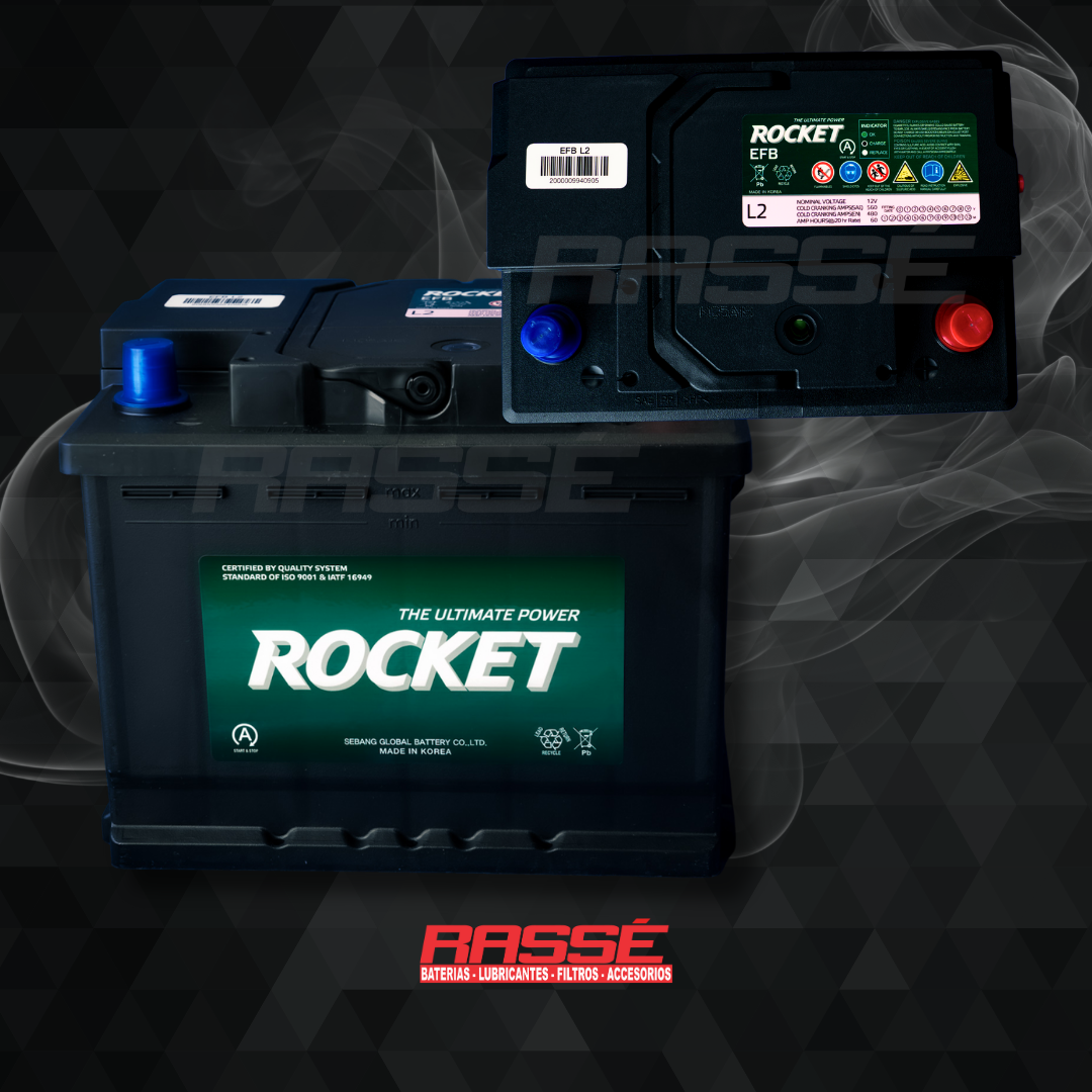 Batería ROCKET EFB L2 60 AMP