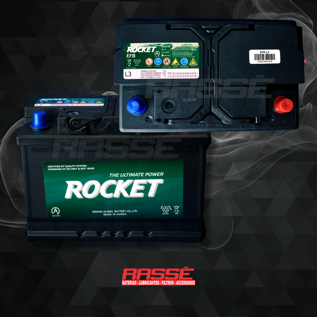Batería ROCKET 70 AMP L3 EFB