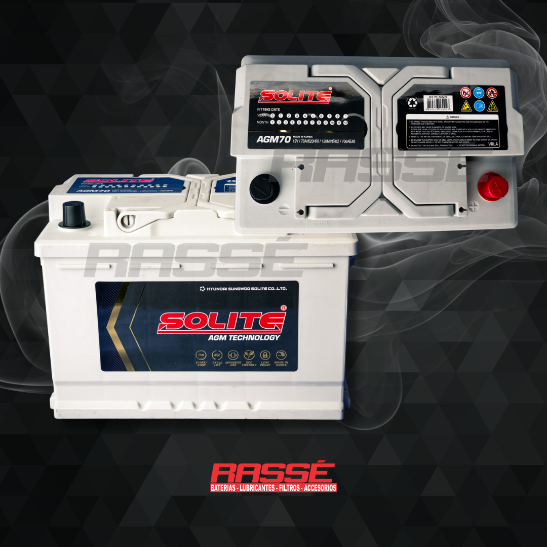 Batería SOLITE 70 AMP AGM