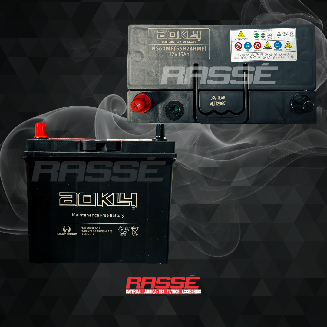 Batería AOKLY NS60MF(55B24RMF) 12V 45Ah