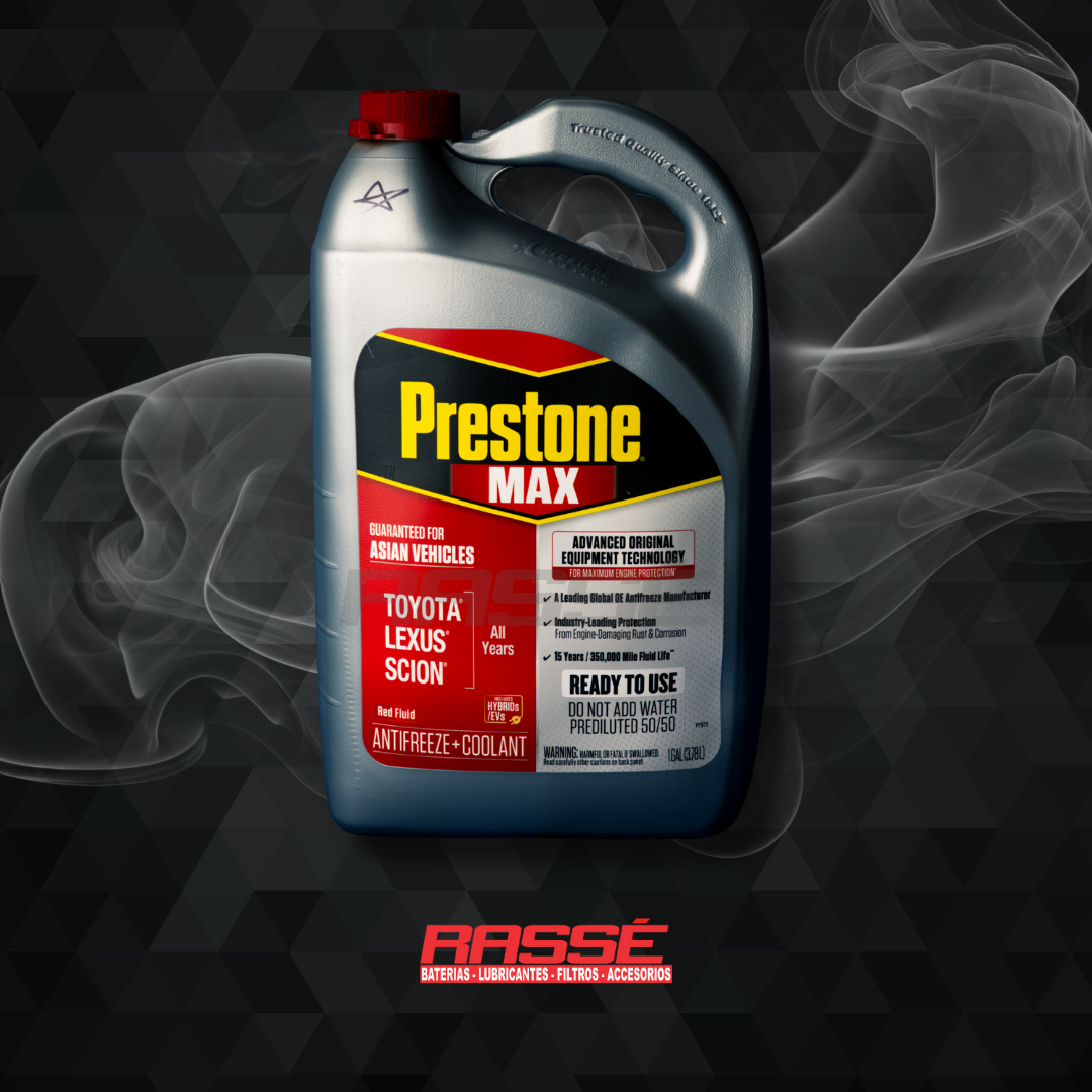 Refrigerante PRESTONE MAX (Asian Vehicles - Red) - 1 GAL