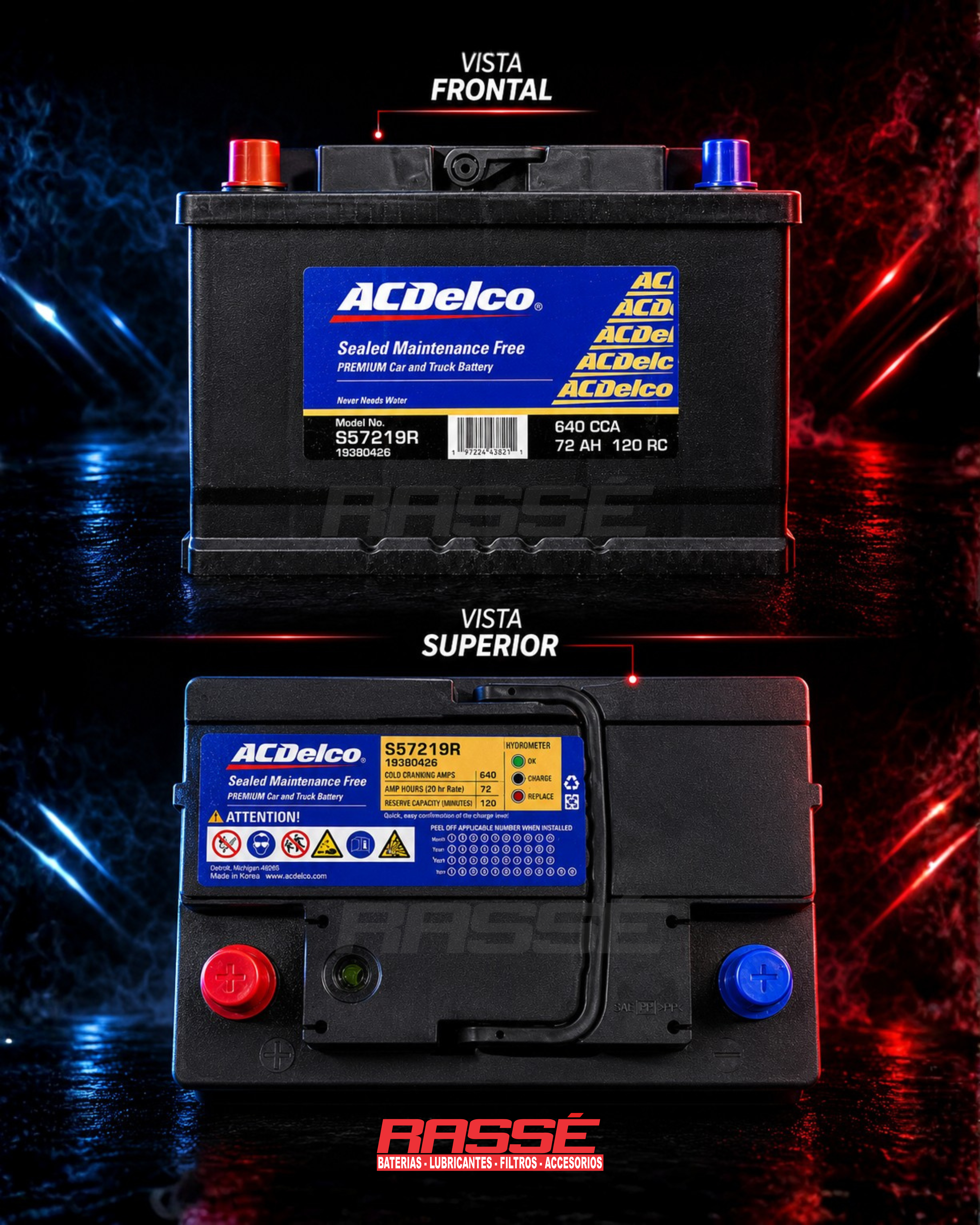Batería ACDelco Premium Car and Truck - S57219R