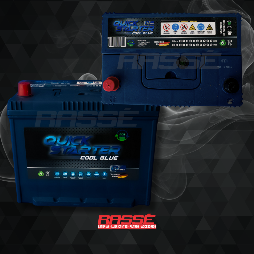 Batería  STARTER COOL BLUE MF80D26R QS-80D26R