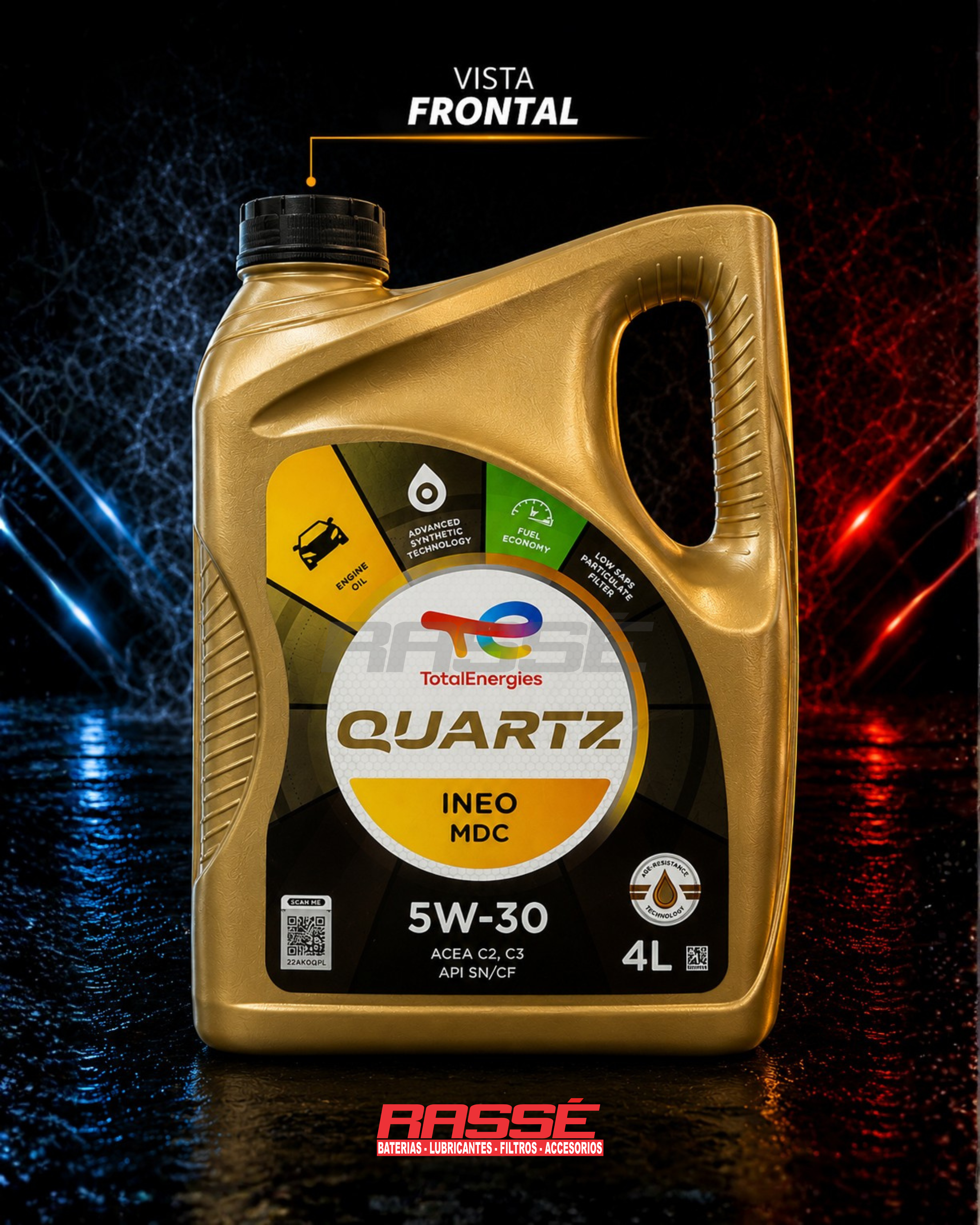 Lubricante TotalEnergies Quartz Ineo MDC 5W-30